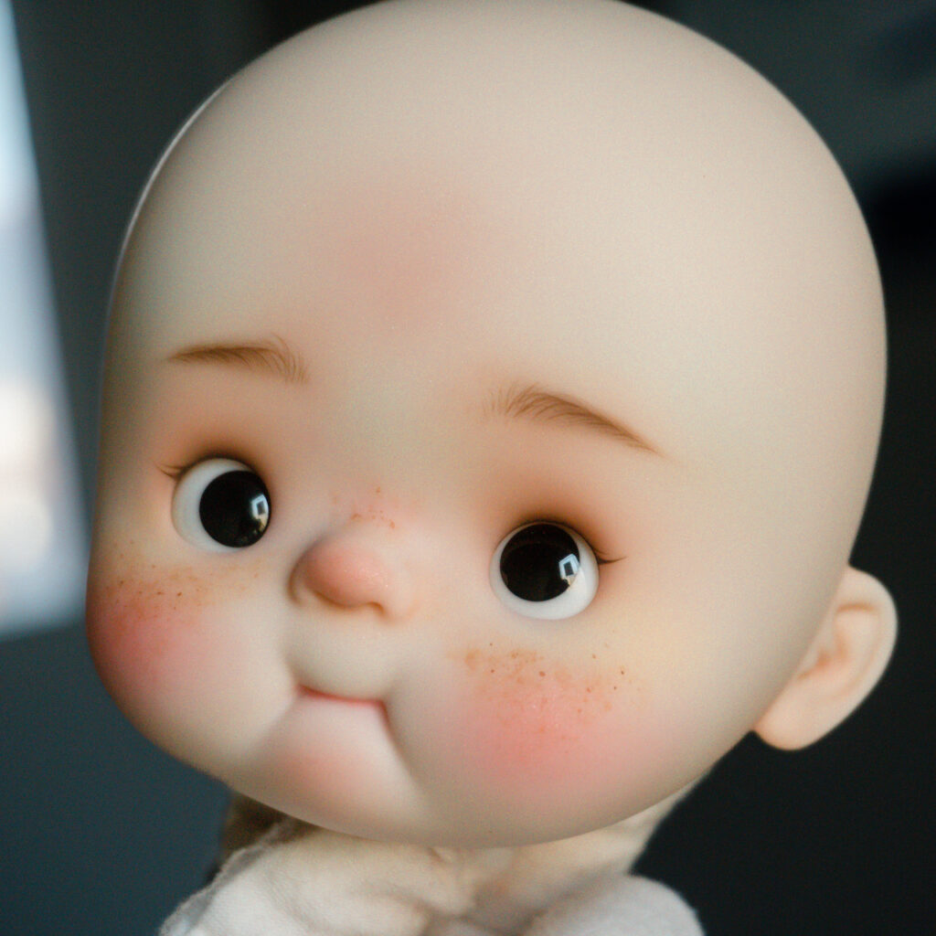 bjd doll faceup