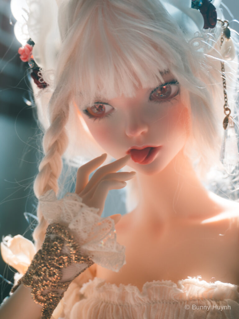 Fairyland Feeple60 Miwa bjd with bunny faceup