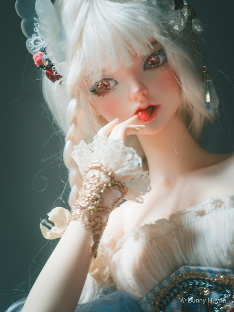 Fairyland Feeple60 Miwa bjd with bunny faceup