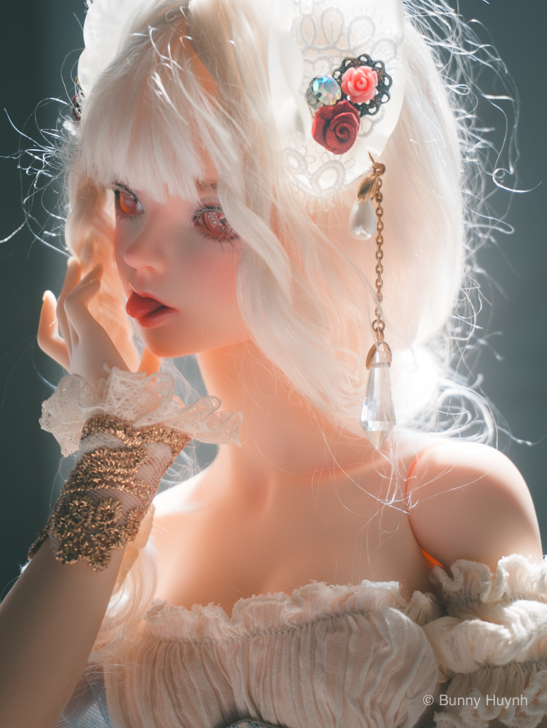 Fairyland Feeple60 Miwa bjd with bunny faceup