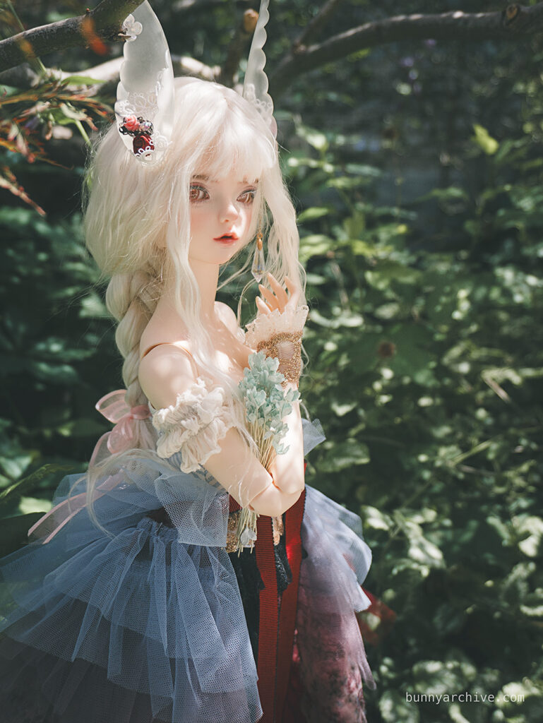 Fairyland Feeple60 Miwa bjd with bunny faceup