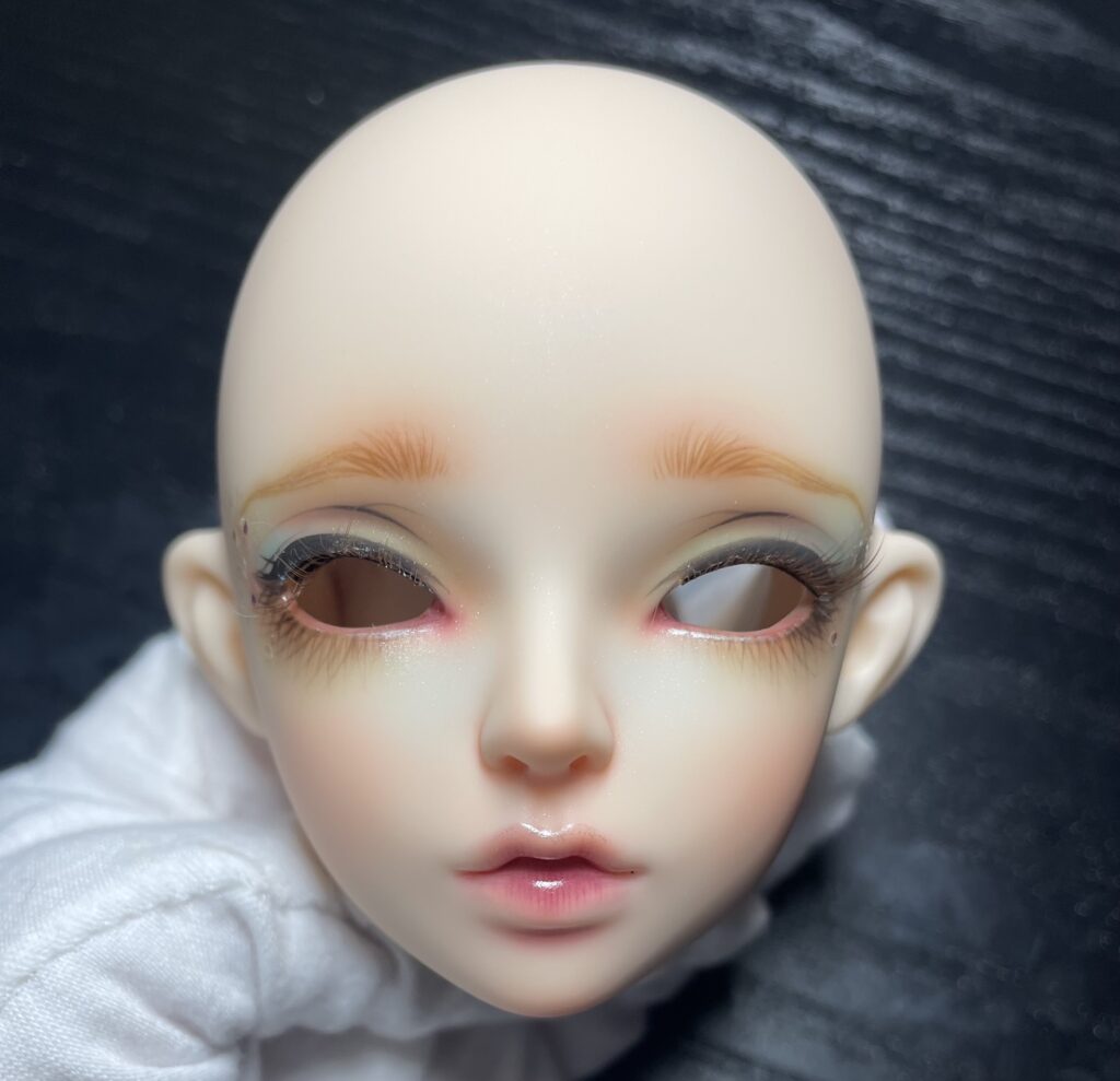 Fairyland Feeple60 Miwa open-eyed faceplate with default bjd face-up
