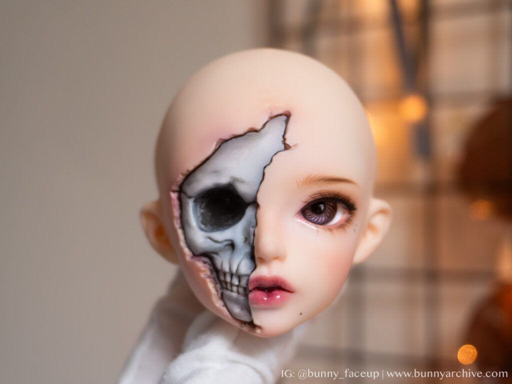 bjd faceup commission by bunny's faceup minifee hwayu fairyland doll