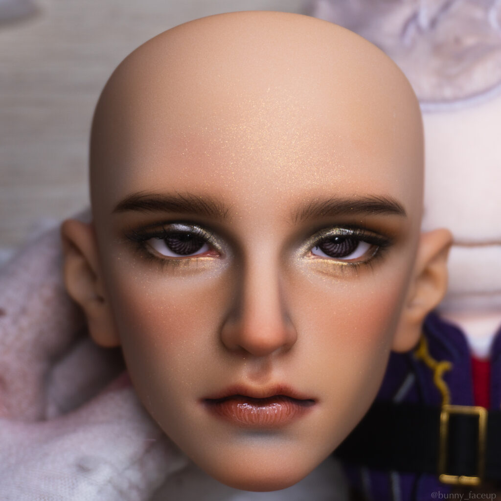 handsome tan skin LLT roderich bjd faceup commission by bunny's faceup